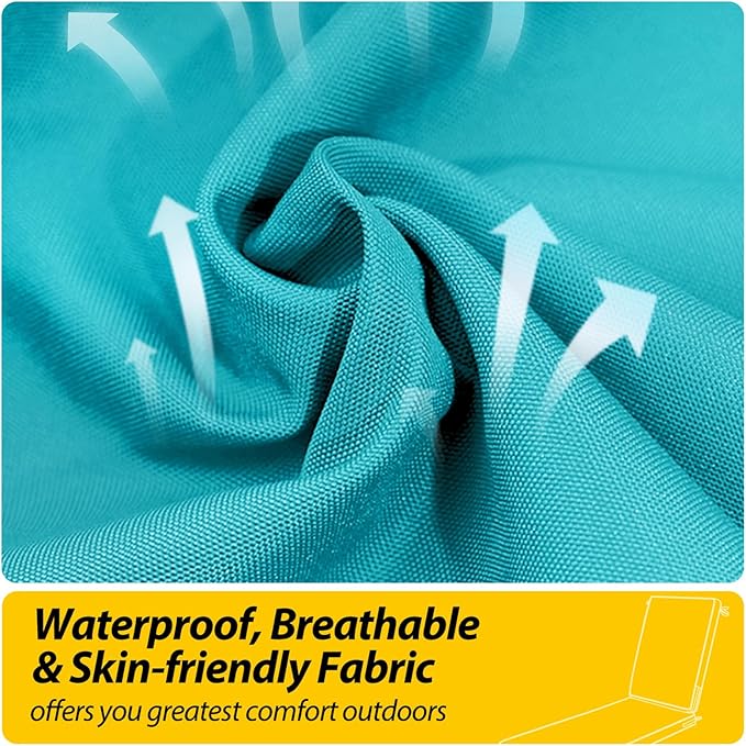 AAAAAcessories Outdoor Chaise Lounge Cushions, Fade-Resistant, Waterproof Patio - Image 4