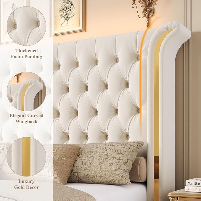 Keyluv Queen Smart LED Bed Frame - Image 5