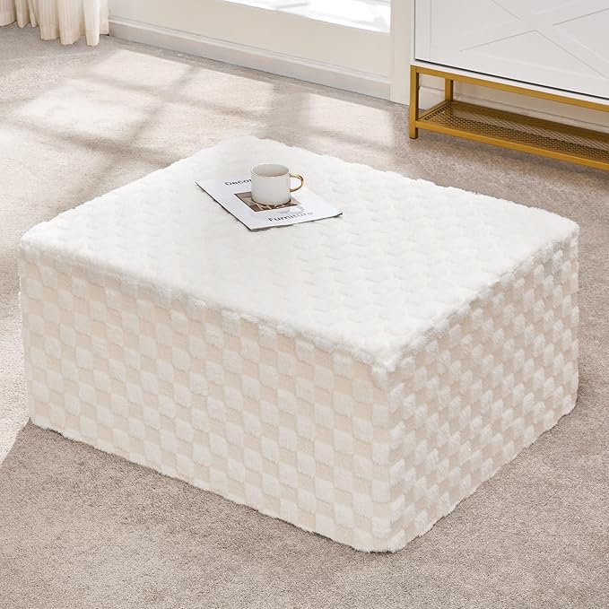 Hobestluk Rectangle Ottoman Memory Foam Footrest by YourHomeDeservesMore