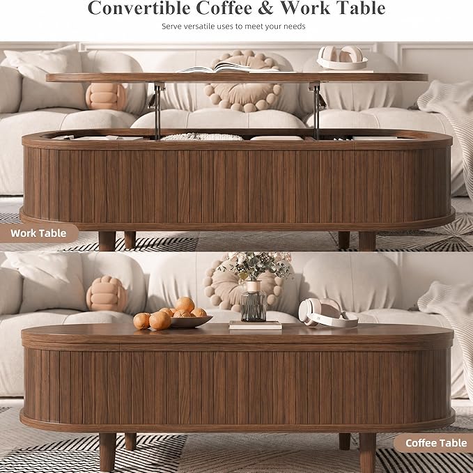 Easyego Oval Lift Top Coffee Table - Image 5