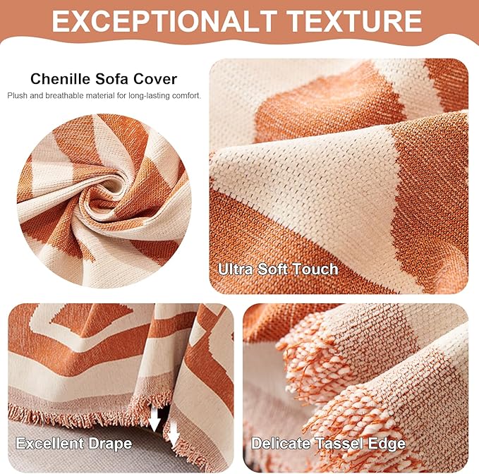 VClife Bohemian Couch Cover, Pet Large Sofa Cover - Image 5