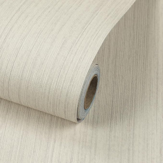 Grasscloth Wallpaper Peel and Stick Texture Contact Paper 15.7"x196.8" Vintage by MANONIRIA