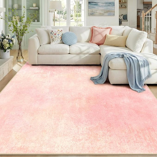 RELEANY Washable Area Rugs 9'x12' Non-Slip Modern Abstract Soft by RELEANY