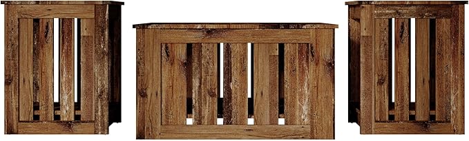 HOME DESIGN Nashua 3 Piece Coffee Table Set - Image 5