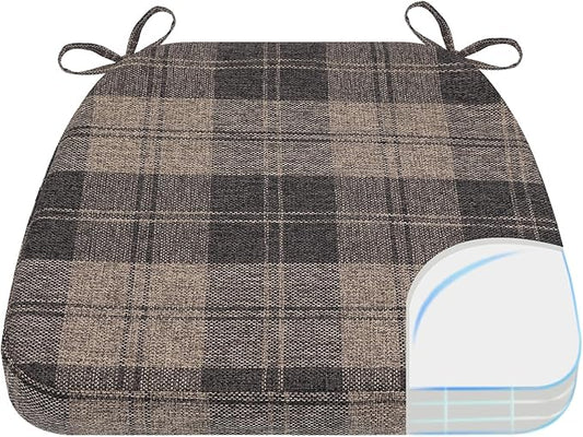 AAAAAcessories D-Shaped Chair Cushions, Machine-Washable Cover by AAAAAcessories