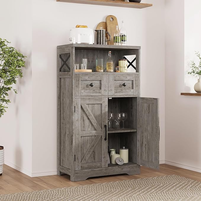FiveWillowise Small Farmhouse Storage Cabinet - Image 3