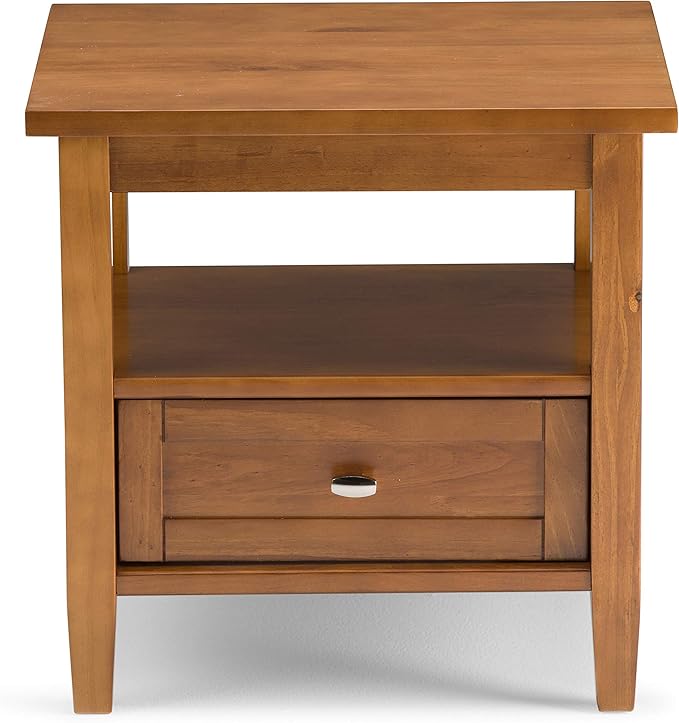 SIMPLIHOME Warm Shaker Solid Wood Transitional-Style 36-inch Wide Coffee Table - Image 7
