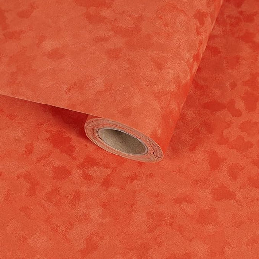 Orange Velvet Drawer Liner Roll Self Adhesive Fabric Felt by VaryFloral