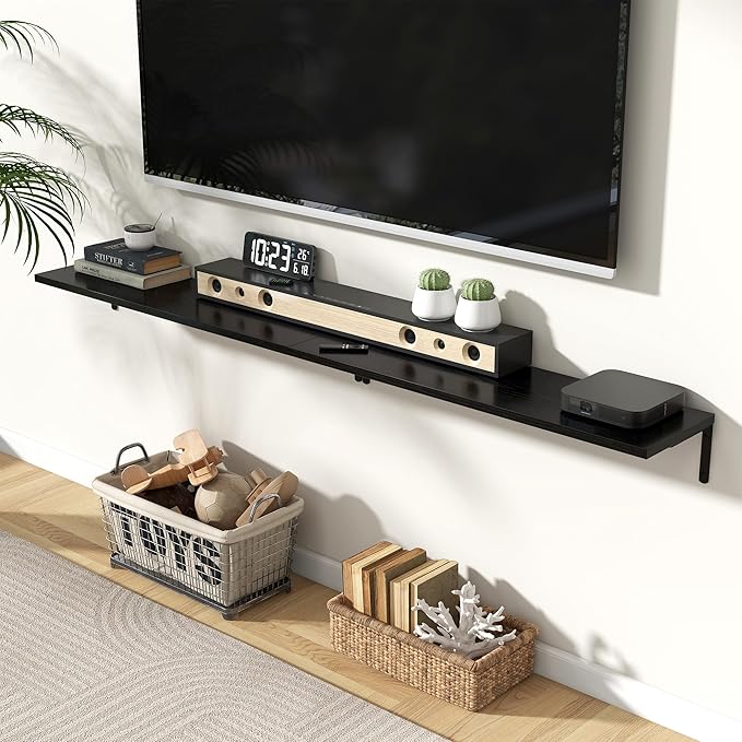Fun Memories Deep Floating Shelves, 36W x 8D Floating Shelves Set of 2 - Image 2