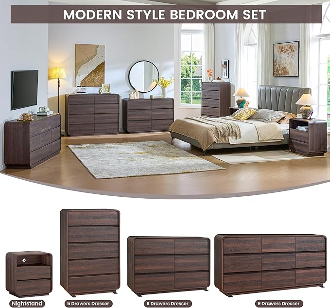 Standifurno 9 Drawer Double Dresser - Image 8