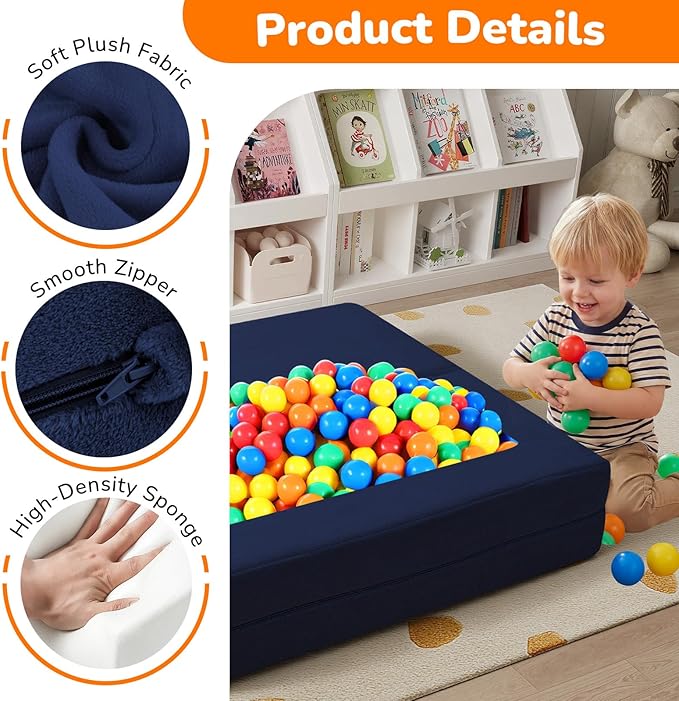 MeMoreCool Convertible Modular Kids Couch – Foam Toddler Sofa - Image 5
