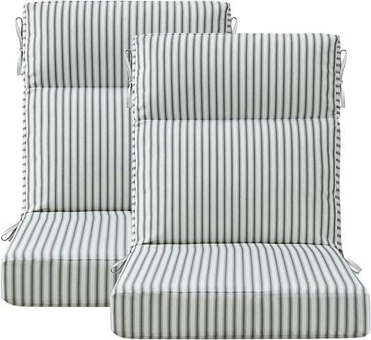 Unimatta Outdoor High Back Chair Cushion Seat Pads, 44 x 21 Inch by Unimatta