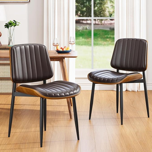 YaFiti Dining Chairs Set of 2, Mid Century Modern Dining Room Kitchen Chairs by YaFiti