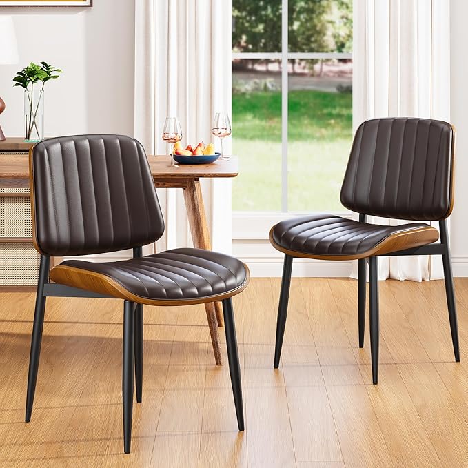 YaFiti Dining Chairs Set of 4, Mid Century Modern Dining Room Kitchen Chairs - Image 8