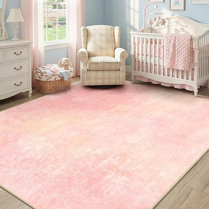 RELEANY Washable Area Rugs 9'x12' Non-Slip Modern Abstract Soft - Image 2