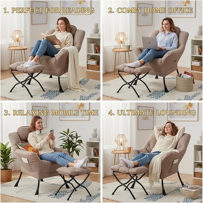 Tiita Modern Large Accent Chair - Image 7