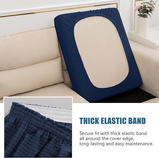 Water Repellent Couch Cushion Cover Stretch, Seat Cushion Cover, Armchair Cover - Image 6