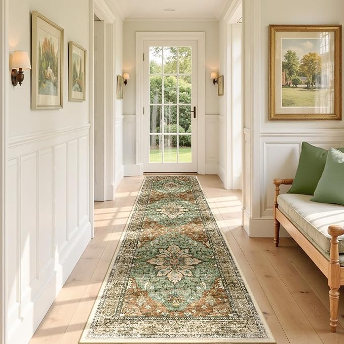 RELEANY Area Rugs 2'x8' Runner Rug Non Slip Washable by RELEANY