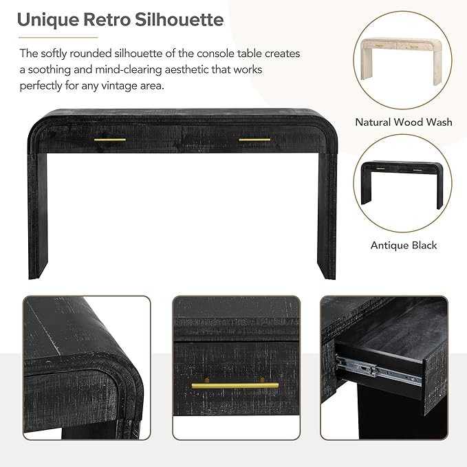 Bellemave 59" Retro Console Table - Image 5