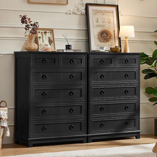 Joaxswe Farmhouse 6 Drawer Dresser by Joaxswe