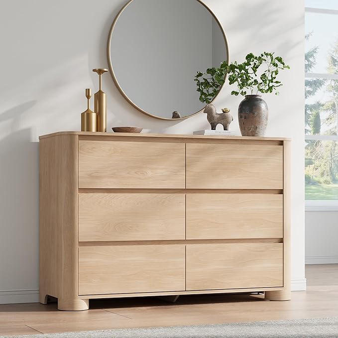 YANSNWO Minimalist Dresser and Nightstand Sets 4 Piece Bedroom Set, Wide & Tall - Image 2