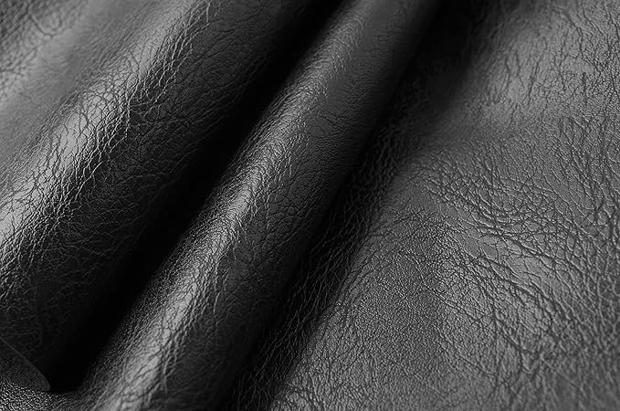 Wento Thick 2 Yard Faux Leather Fabric Soft Skin Grain PU Leather Fabric - Image 2