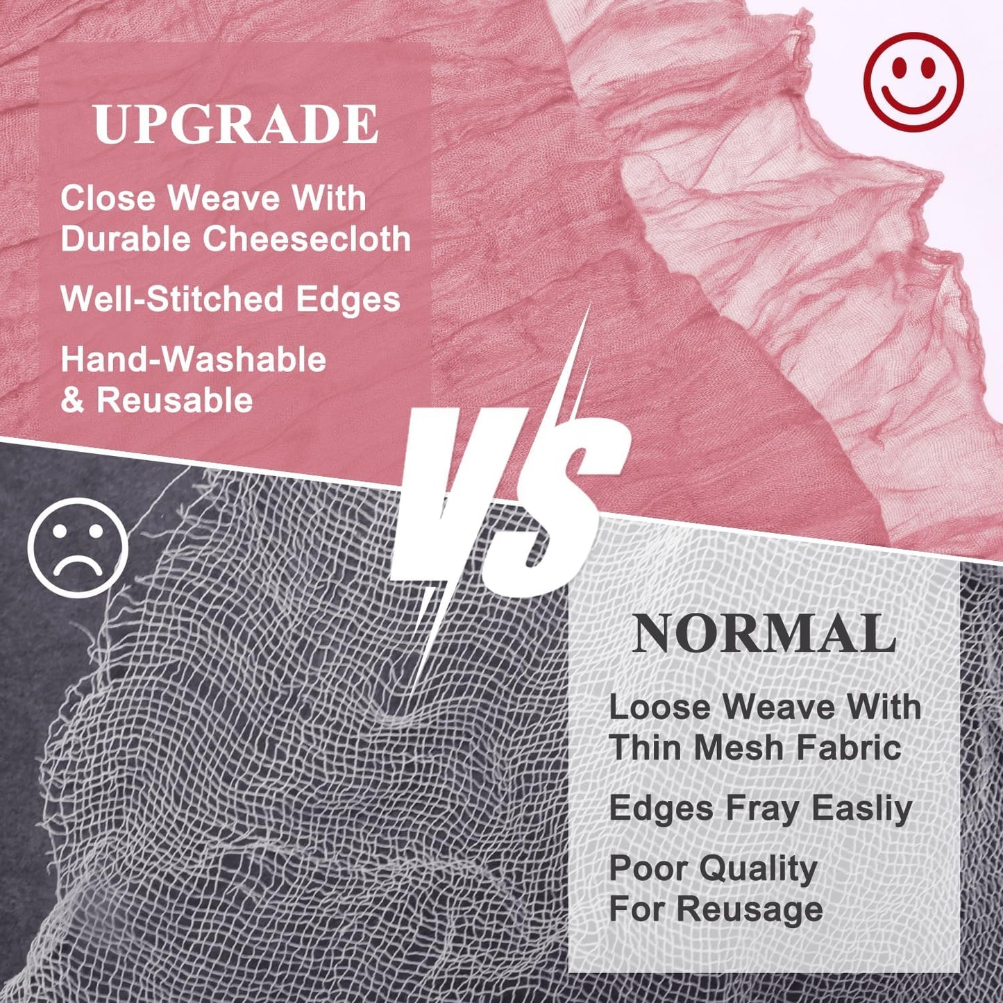 Asee'm Cheesecloth Table Runner 120 Inches Dusty Rose Boho Gauze Cheese Cloth Runner 10FT Rustic Sheer Fall Table Runners for Thanksgiving Wedding Baby Shower Holiday Party Decoration