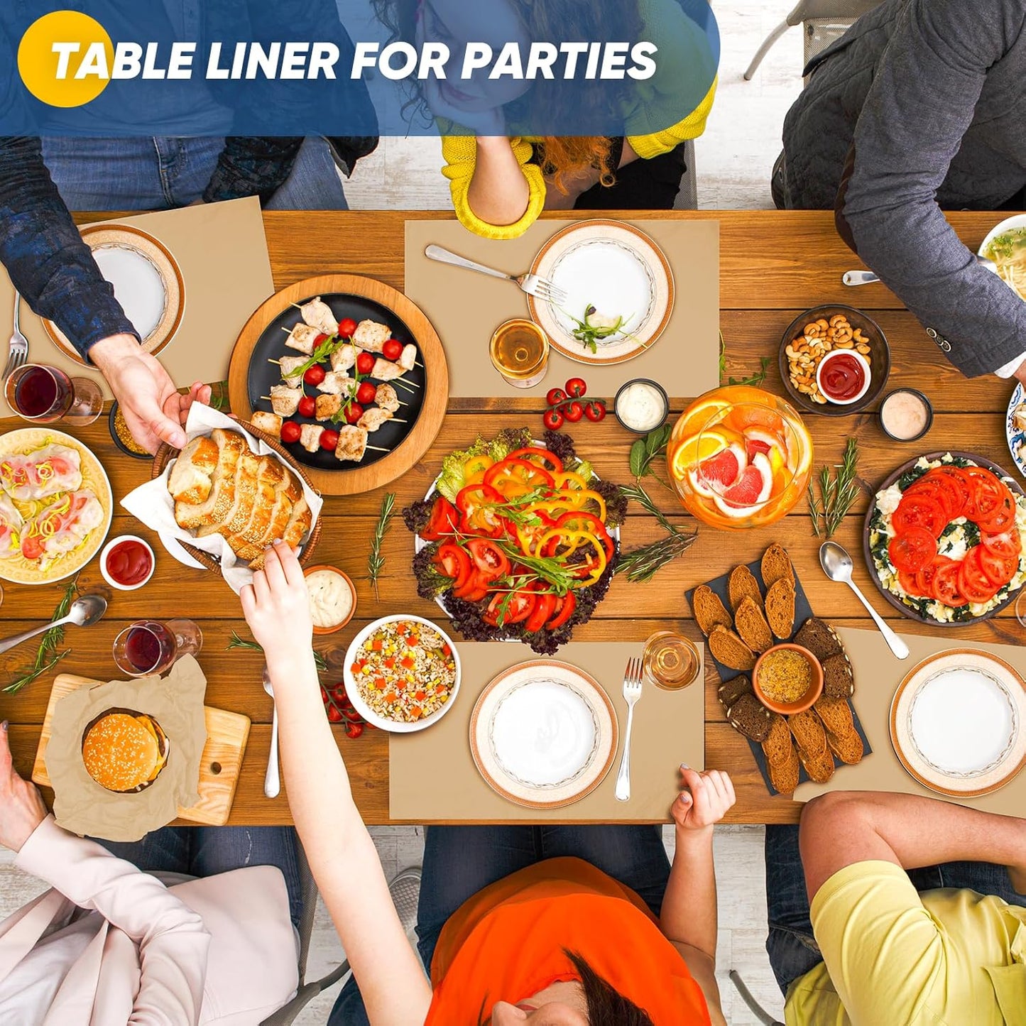 Brown Wrapping Paper, 15"x900" Craft Bulletin Board Kraft Banner Decorative Paper Roll, Bouquet Flower Father's Day Valentines Graduation Gift Wedding Table Covering Packing Shipping Moving Supplies