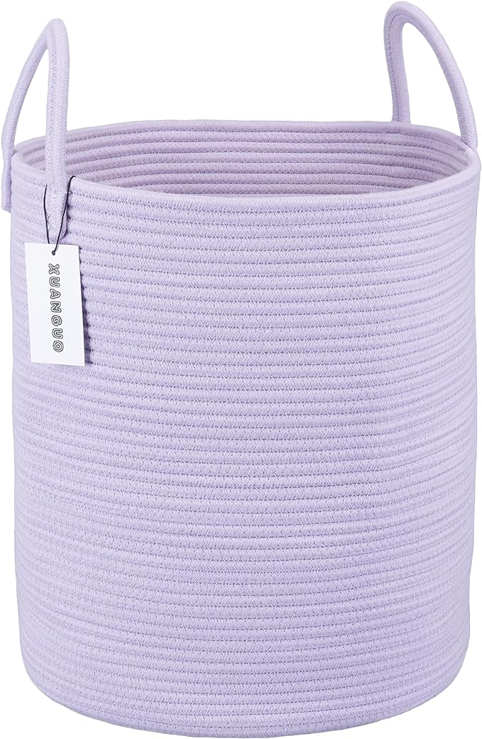 XUANGUO Rope Laundry Basket Hamper by XUANGUO