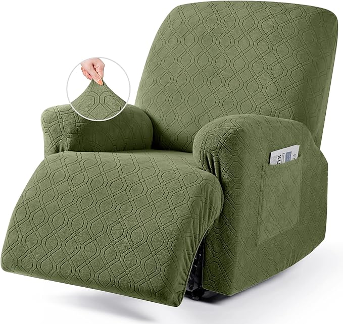 VANSOFY Recliner Chair Cover, 3-Pieces Stretch Lazy Boy Recliner Covers by VANSOFYFURNITURECOVERS