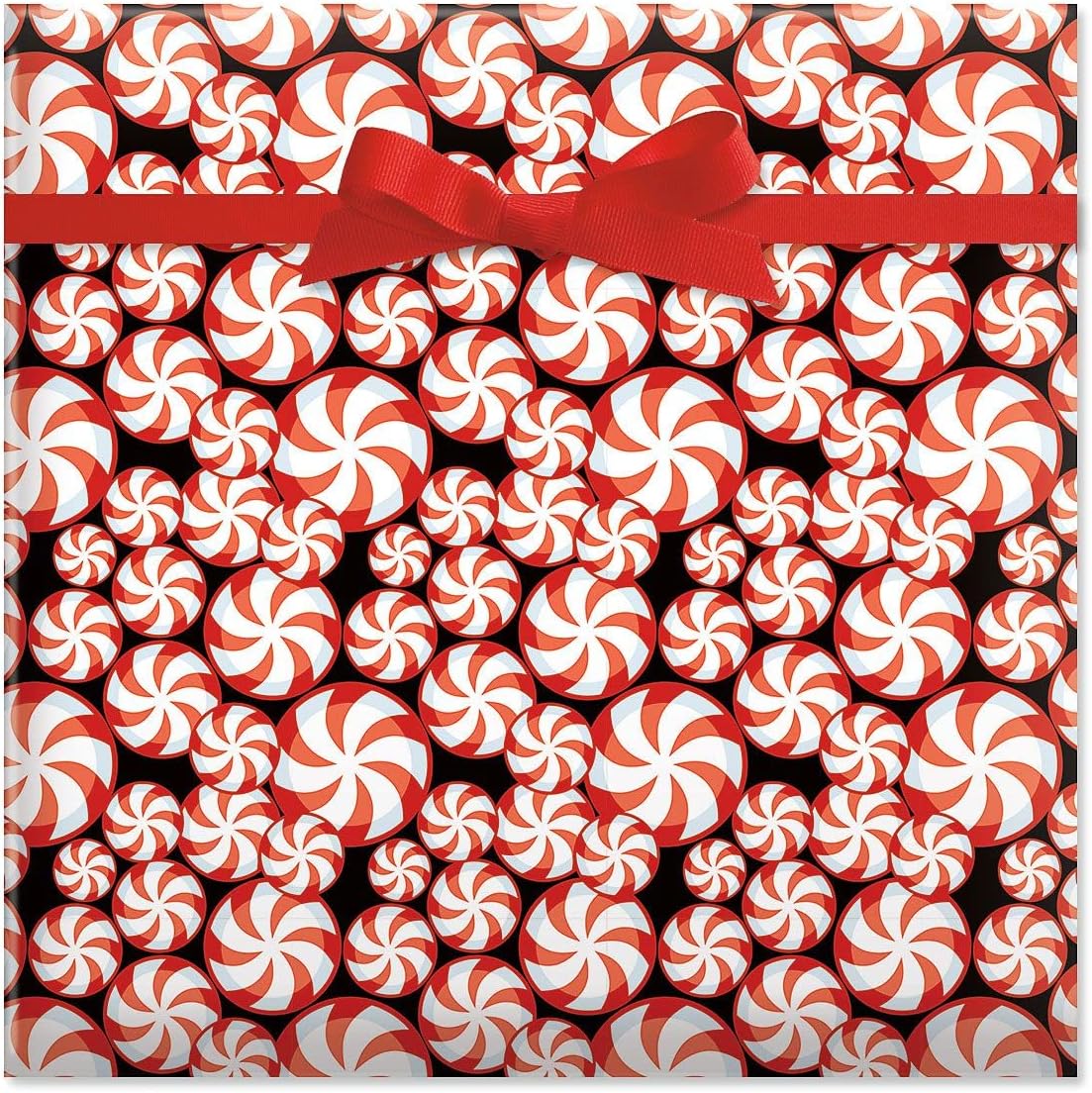 Current Christmas Candy Rolled Wrapping Paper - Premium Jumbo 23-Inch x 32-Foot Gift Wrap Roll, 61 Square Feet Total