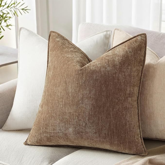 decorUhome Summer Couch Euro Sham Throw Pillow Covers 22x22 Set of 2, - Image 3