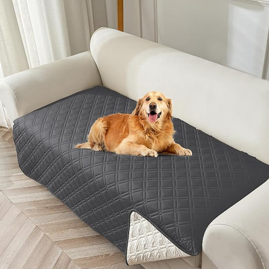 Genina Waterproof Couch Cover, Washable Anti-Slip 86.6 inch Sofa Covers by Genina