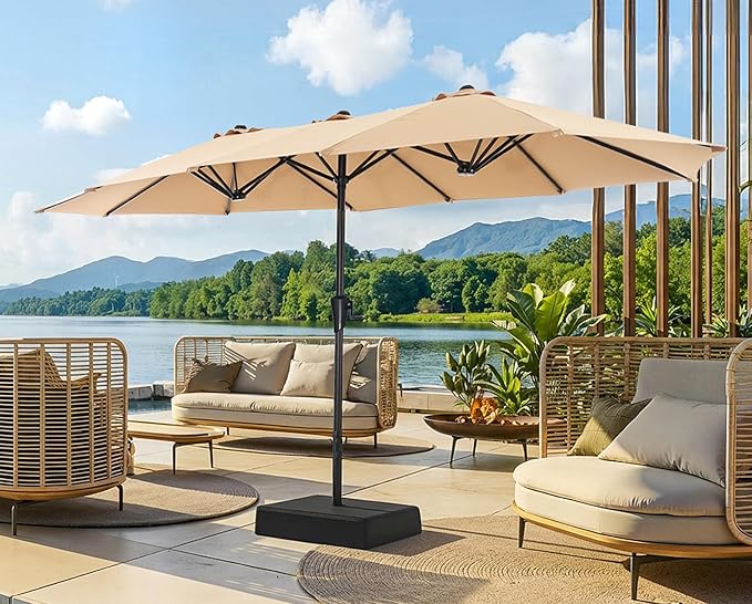 SUPERJARE 13FT Outdoor Patio Umbrella by SUPERJARE