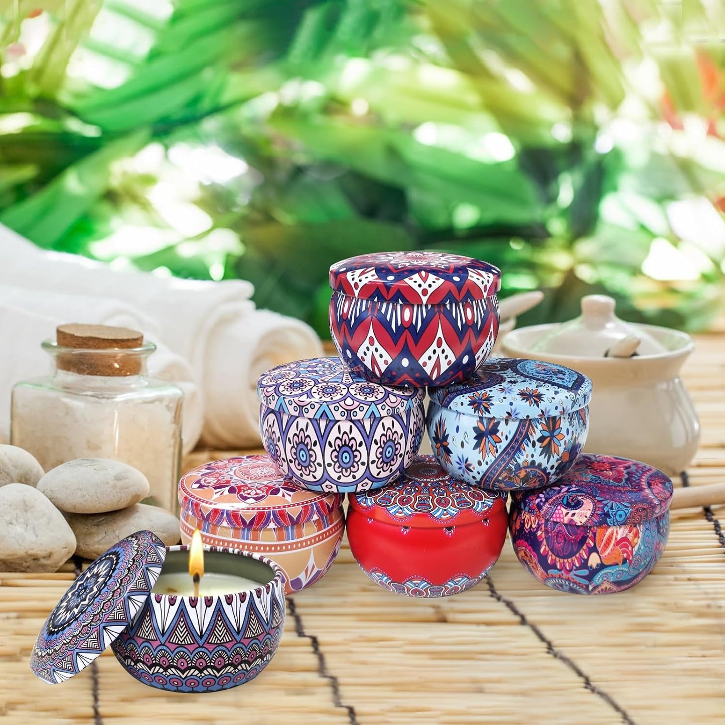 48 Pack Scented Candles Gift Set Long Lasting Soy Wax Aromatherapy Candles for Home Wedding Baby Shower Bridal Party Favors Christmas Birthday Gifts for Women