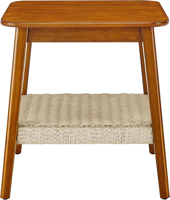 Mid-Century Modern Boho Side Table - Image 6