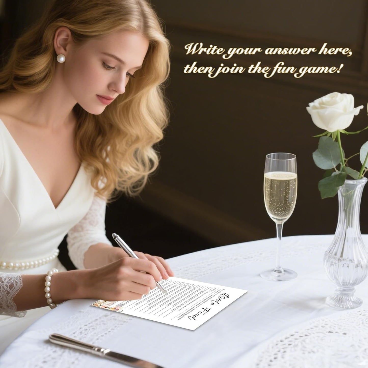 Fall Bridal Shower Games Cards, Bride Feud Wedding Bachelorette Party Games, Fall in Love Bridal Shower Decorations, 25 Cards, G05