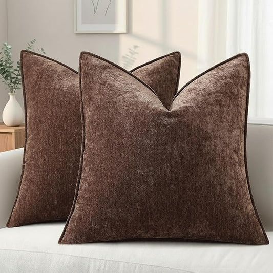 decorUhome Summer Couch Euro Sham Throw Pillow Covers 26x26 Set of 2, by decorUhome