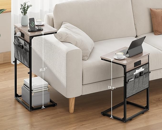 Vagusicc C-Shaped End Table Set of 2 - Image 2
