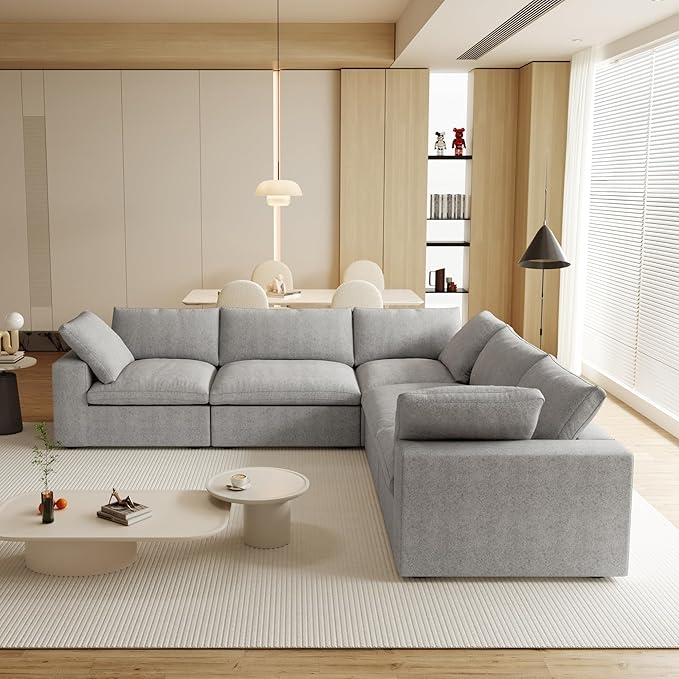 JACH V-Shaped Cloud Sectional Couch by JACH