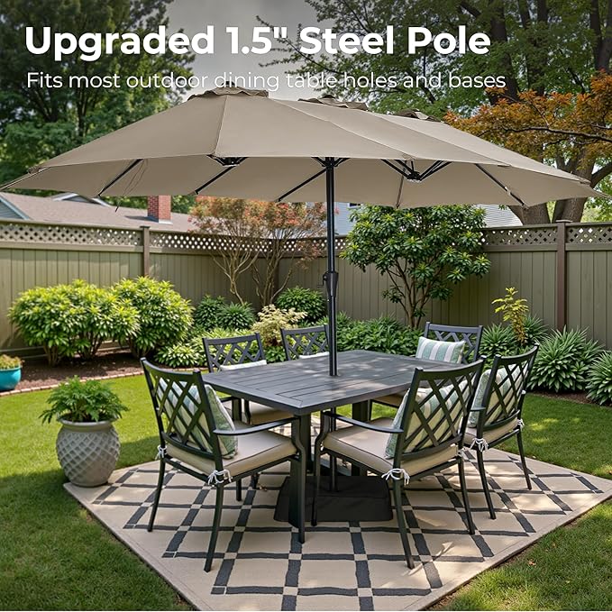 SUPERJARE 13FT Outdoor Patio Umbrella - Image 2