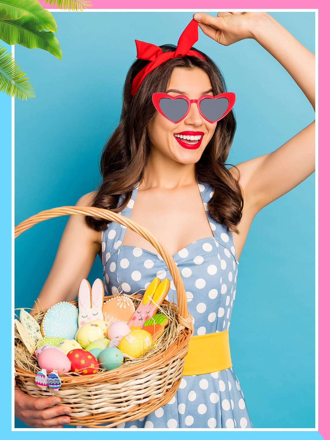 Flutesan 12 Pack Bachelorette Sunglasses Bride Bridesmaid Heart Shaped Sunglasses Women Eyeglasses for Party