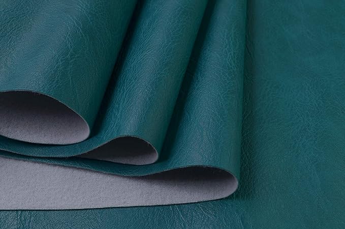 Wento Thick Half Yard Faux Leather Fabric Soft Skin Grain PU Leather by Wento