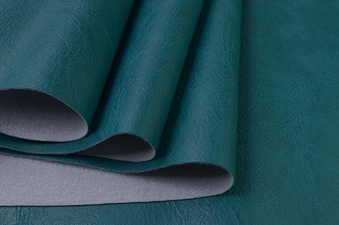 Wento Thick Faux Leather Fabric Soft Skin Grain PU Leather by Wento
