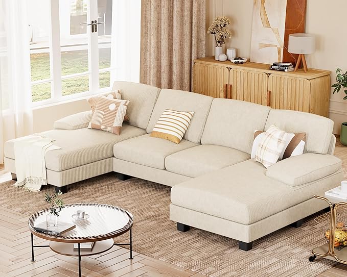 JUMMICO Sectional Couches for Living Room, U Shaped Couch - Image 6