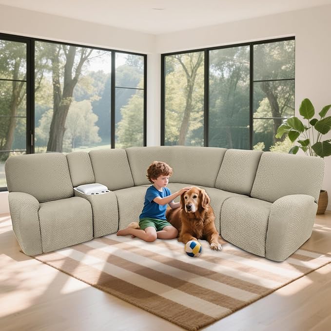 100% Waterproof Sectional Recliner Couch Covers - Image 2