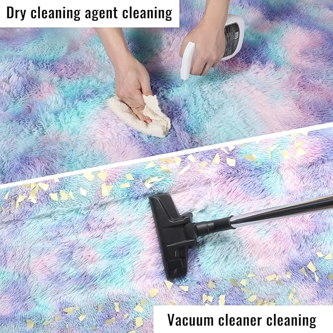 PAGISOFE Adorable Furry Rainbow Rugs - Image 7