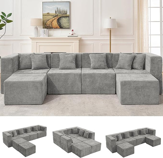 MONVANE Modular Sectional Cloud Couch by MONVANE