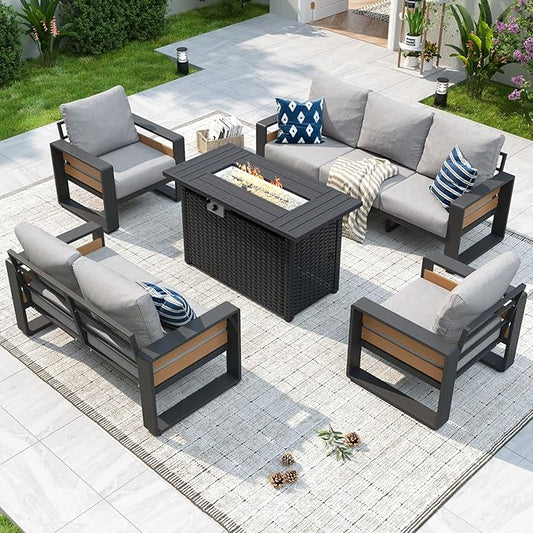 Aoxun Aluminum Patio Furniture Set by Aoxun