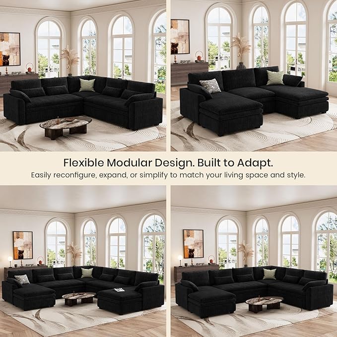 Belffin Large Modular Sectional Sofa - Image 9